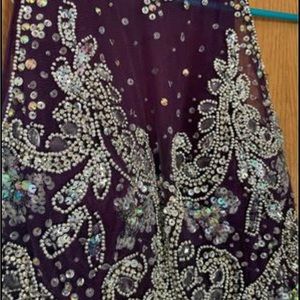 Beautiful Purple Floor length Dress
